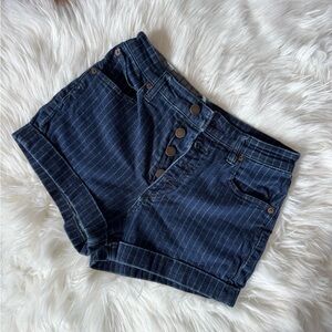 Volcom Stone Sailor Stripe Denim Shorts